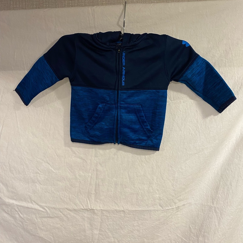Under Armour Kids Navy and Blue Hoodie